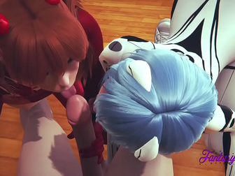 Brace Yourself for the Ultimate JAV Porn Experience: 'Evangelion Hentai 3D' ~ Threesome with Shinji, Asuka, and Rei!>