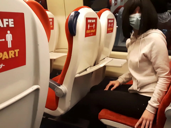 Caught on Camera: Public Dick Flash in the Train! Risking It All for a Hot Stranger Girl's Blowjob and Cumshot