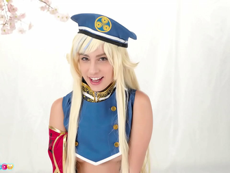 JAV Cosplay Fantasy: Kristen Scott as Hina Suzuki!