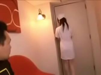 Busty nurse's raunchy desires revealed in JAV: Hot and horny Japanese babe with huge tits eager to fuck