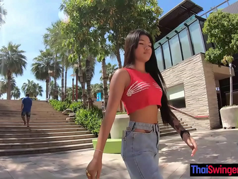 Meet the Thai Teen with Her New Boyfriend! See Their Public Antics Before the Sex!