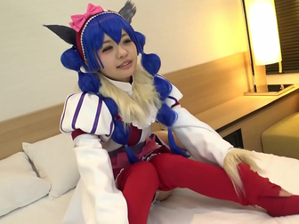 Cosplay Queen Sluts: Squirting Orgies with a Blue Haired Cutie! - JAV Porn Video Title