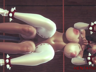 Explore the Sultry World of Hentai with a Kinky Doggirl in 'Hentai Uncensored - Doggirl multicum'