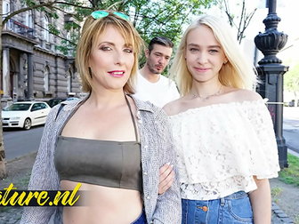 Lucious French Stepmom & Her Luscious Stepdaughter Share a Cock in an Alluring Anal Threesome