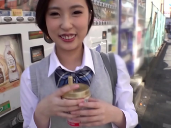 Japanese beauty JK brings the heat with her high sex drive in a love hotel session