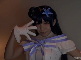 Japanese Hentai Cosplay Idol Gets Cum-Filled Creampied in Doggystyle!